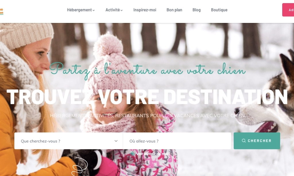 Le site emmènetonchien_com - location de vacances avec son chien - emmenetonchien_com