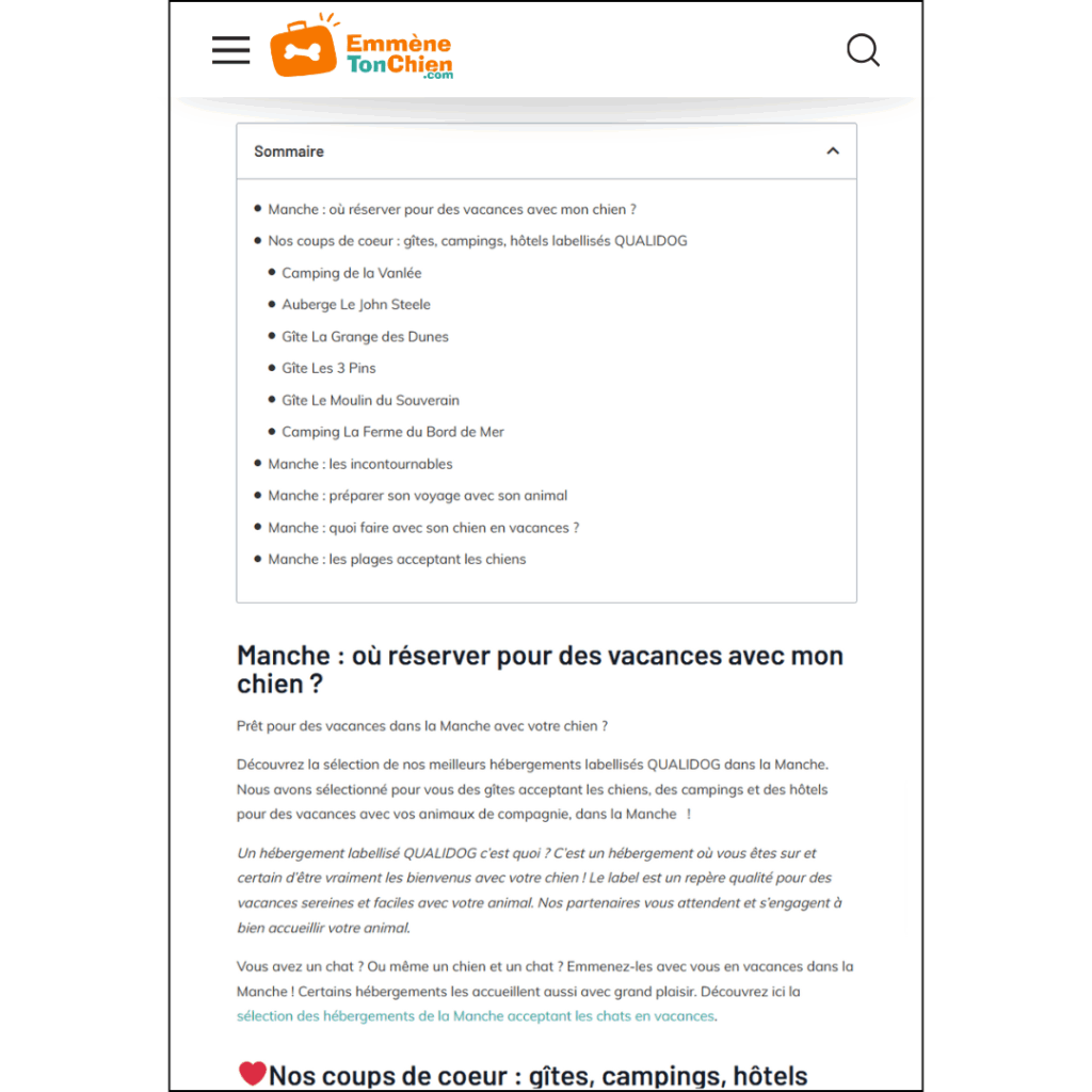 guide de voyage - département de la Manche - tourisme dog-friendly toutourisme