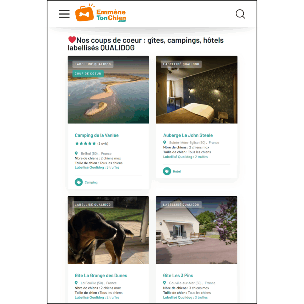 guide de voyage - département de la Manche - tourisme familles avec chien