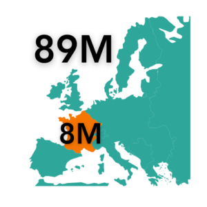 carte des chiens en France et Europe