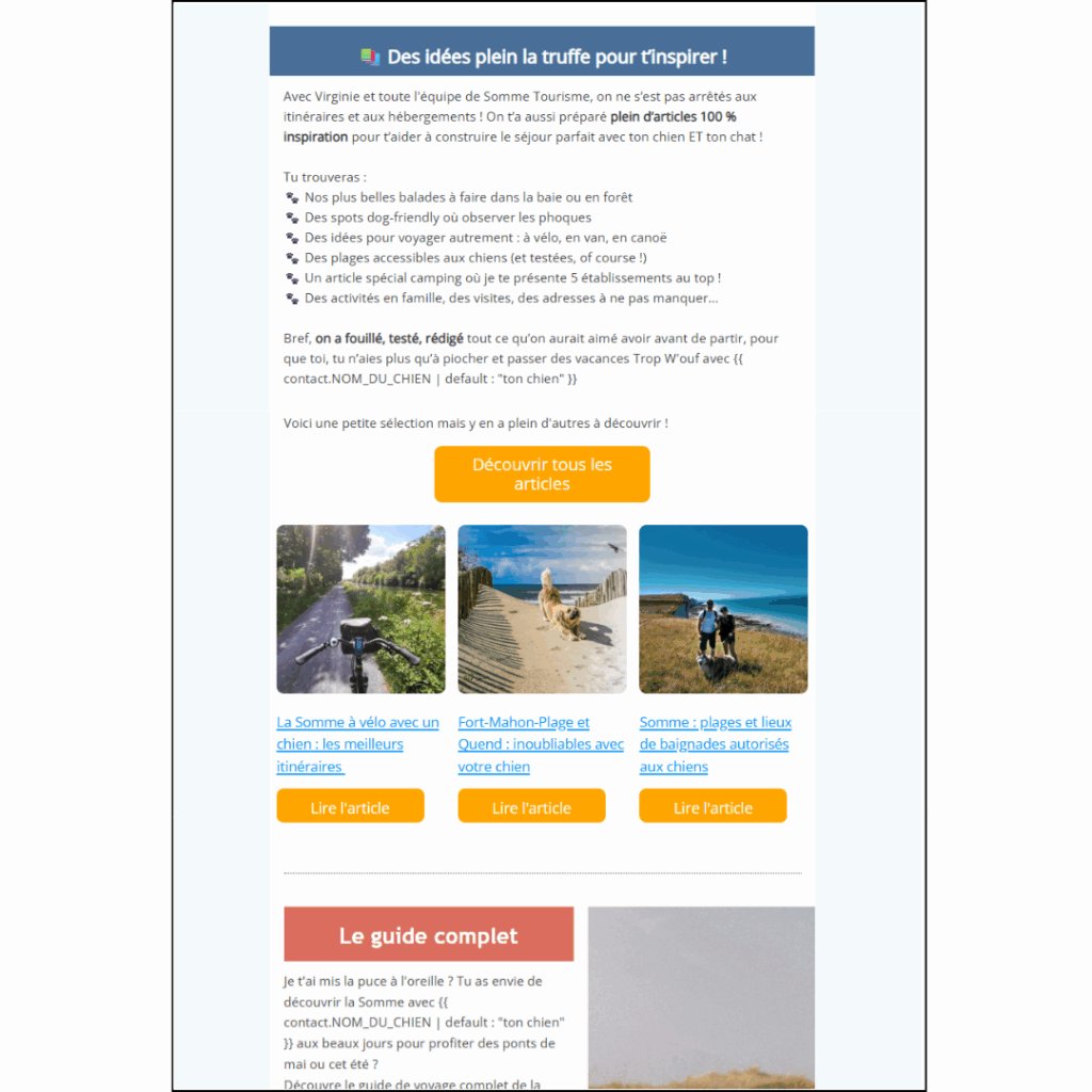 Newsletter - ADT Somme - articles