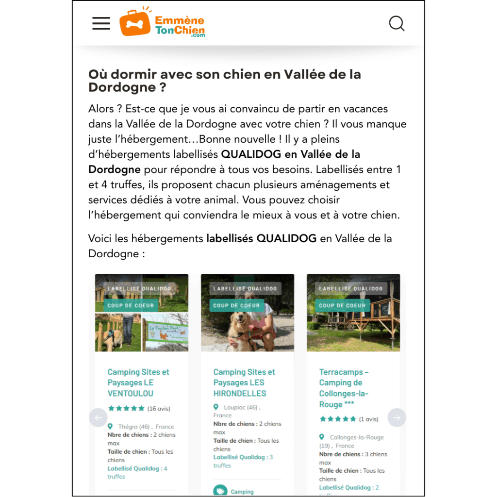 Publi-reportage - OT Vallée de la Dordogne - hébergements