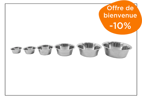 gamelles inox pour animaux zoomalia